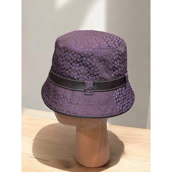 Y2K Coach FS2793 Mini Signature Crusher Hat Size P/S main image 5
